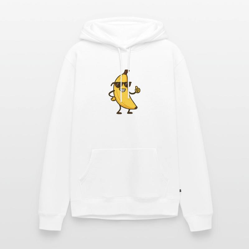 Banane Comic Männer Premium Bio Hoodie