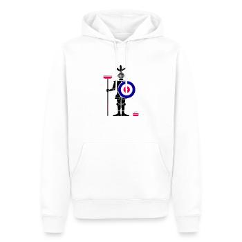curling eisstockschießen curler curlingstein - Männer Premium Bio Hoodie - Weiß - Vorne - Nico (187cm)