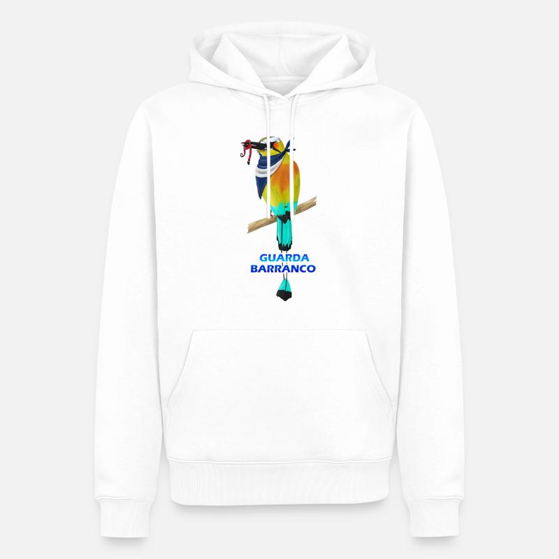 GuardaBarranco C. - Sweat à capuche Premium bio Homme - blanc