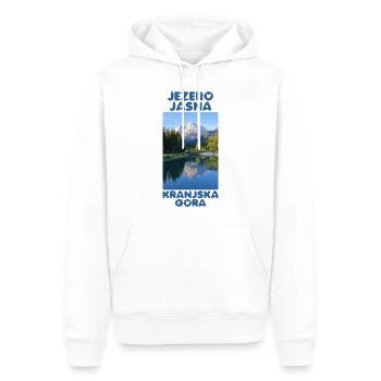 Jezero Jasna Kranjska Gora Slowenien - Männer Premium Bio Hoodie - Weiß - Vorne - Nico (187cm)