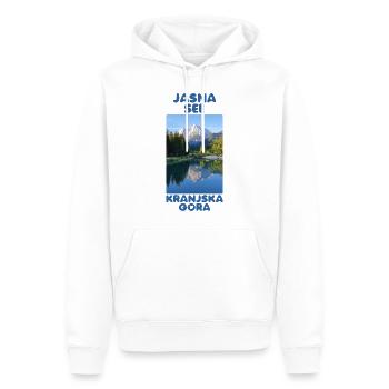 Jasna Lake Slowenien Souvenir Kranjska Gora - Männer Premium Bio Hoodie - Weiß - Vorne - Nico (187cm)