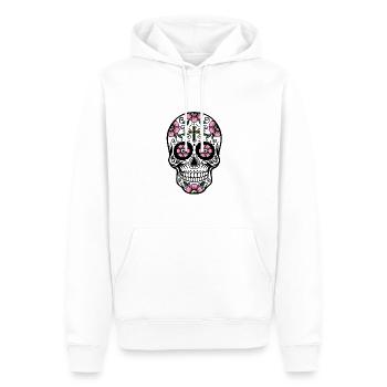 Calavera, Mexiko - Männer Premium Bio Hoodie - Weiß - Vorne - Nico (187cm)