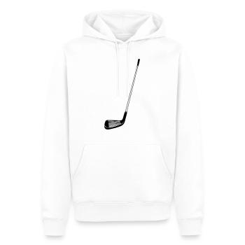golf stick - Men’s Premium Organic Hoodie - white - Front - Nico (187cm)