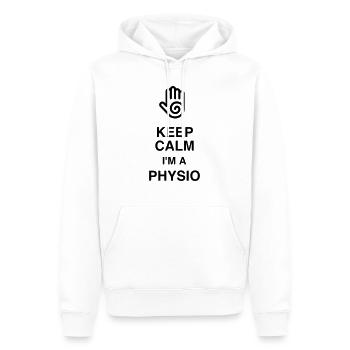 Krankengymnast / Krankengymnastin / Physio / - Männer Premium Bio Hoodie - Weiß - Vorne - Nico (187cm)