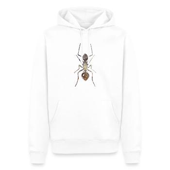 Ameise - Männer Premium Bio Hoodie - Weiß - Vorne - Nico (187cm)