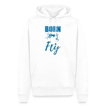 Born To Fly Graphic Acrobatics Acrobat Gymnastics - Männer Premium Bio Hoodie - Weiß - Vorne - Nico (187cm)