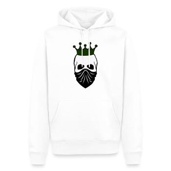 skull bandit king 02 - Männer Premium Bio Hoodie - Weiß - Vorne - Nico (187cm)