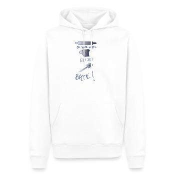 Kuchen Kuchen Dekorateur Bäcker Bäckerei Gebäck - Männer Premium Bio Hoodie - Weiß - Vorne - Nico (187cm)
