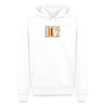 Original 72 Palette Edition - Men’s Premium Organic Hoodie - white - Front - Nico (187cm)
