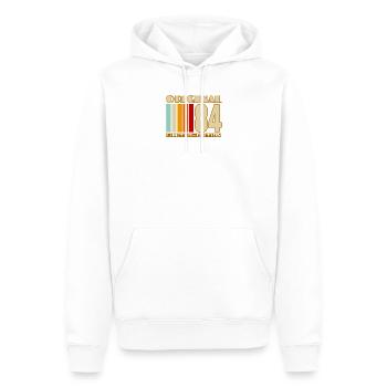 Original 84 Limited Edition - Men’s Premium Organic Hoodie - white - Front - Nico (187cm)