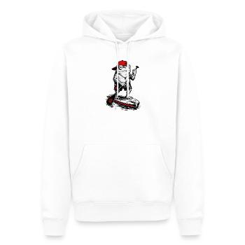 Funny SUP Paddleboard Board Stand Up paddel - Männer Premium Bio Hoodie - Weiß - Vorne - Nico (187cm)