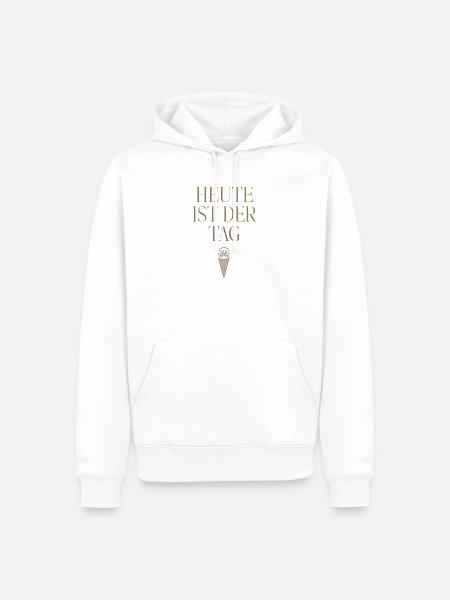 Einschulung 2026 Heute ist der Tag - Männer Premium Bio Hoodie - Weiß