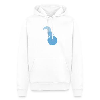 Kletterer Felsklettern Bergsteiger - Männer Premium Bio Hoodie - Weiß - Vorne - Nico (187cm)