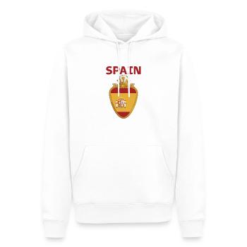 Spanien Fußball 2022 Fan des spanischen Fußballs - Männer Premium Bio Hoodie - Weiß - Vorne - Nico (187cm)