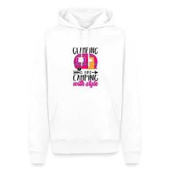 Glamping Glamper - Männer Premium Bio Hoodie - Weiß - Vorne - Nico (187cm)