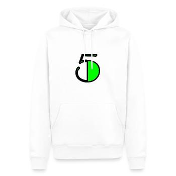 5. 5 JAHRE. 5-JÄHRIGES JUBILÄUM. GEBURTSTAG 5 JAHRE. 5 - Männer Premium Bio Hoodie - Weiß - Vorne - Nico (187cm)