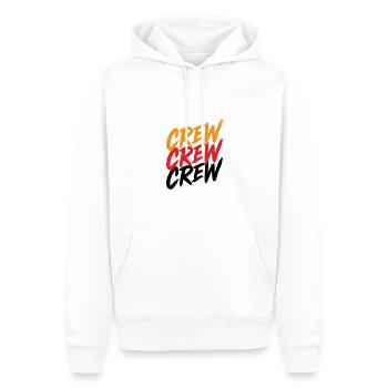 équipage - Sweat à capuche Premium bio Homme - blanc - Devant - Nico (187cm)