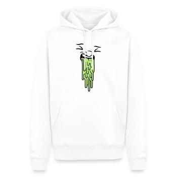 kotzendes gesicht - Männer Premium Bio Hoodie - Weiß - Vorne - Nico (187cm)