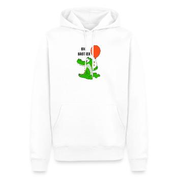Großer Bruder Niedliches Tier - Männer Premium Bio Hoodie - Weiß - Vorne - Nico (187cm)