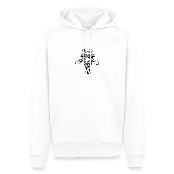 Giraffe - Männer Premium Bio Hoodie - Weiß - Vorne - Nico (187cm)