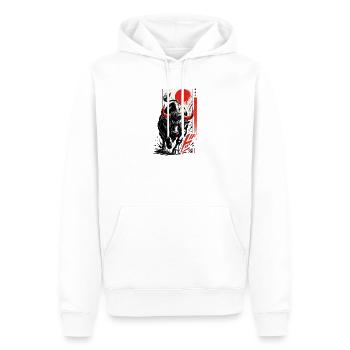 Bull Bull Anime Manga Japanese Style - Men’s Premium Organic Hoodie - white - Front - Nico (187cm)