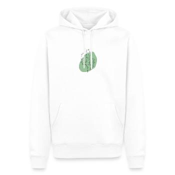cactus - Sweat à capuche Premium bio Homme - blanc - Devant - Nico (187cm)