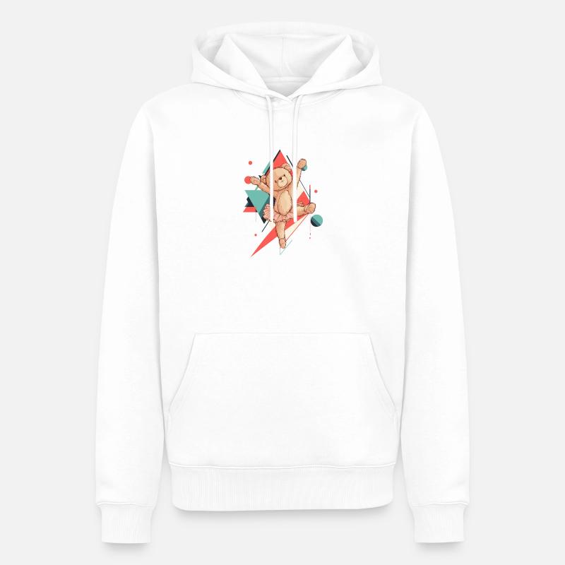 Ballerine Ballet Ballet Danseuse - Sweat à capuche Premium bio Homme - blanc