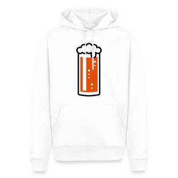 German Altbier Glass (Beer / Ale / 2C) - Men’s Premium Organic Hoodie - white - Front - Nico (187cm)