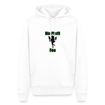 Die Pfeffi Fee - Männer Premium Bio Hoodie - Weiß - Vorne - Nico (187cm)