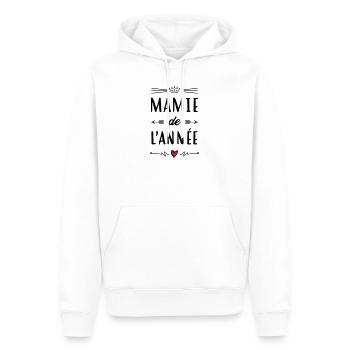 Mamie Mamy Grand-Mère Grand Mere Grands Parents - Men’s Premium Organic Hoodie - white - Front - Nico (187cm)
