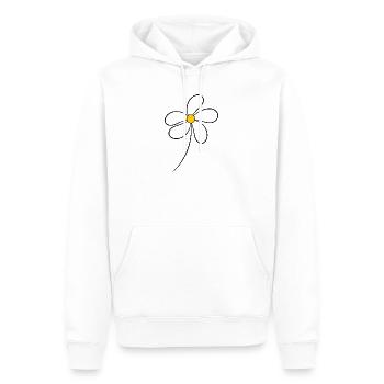 NOËL. ANNEE. ANNIVERSAIRE. RETRAITE. PAPA. MAMAM. - Sweat à capuche Premium bio Homme - blanc - Devant - Nico (187cm)