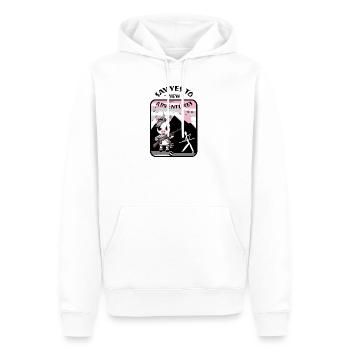 Zebra Einhorn - Männer Premium Bio Hoodie - Weiß - Vorne - Nico (187cm)