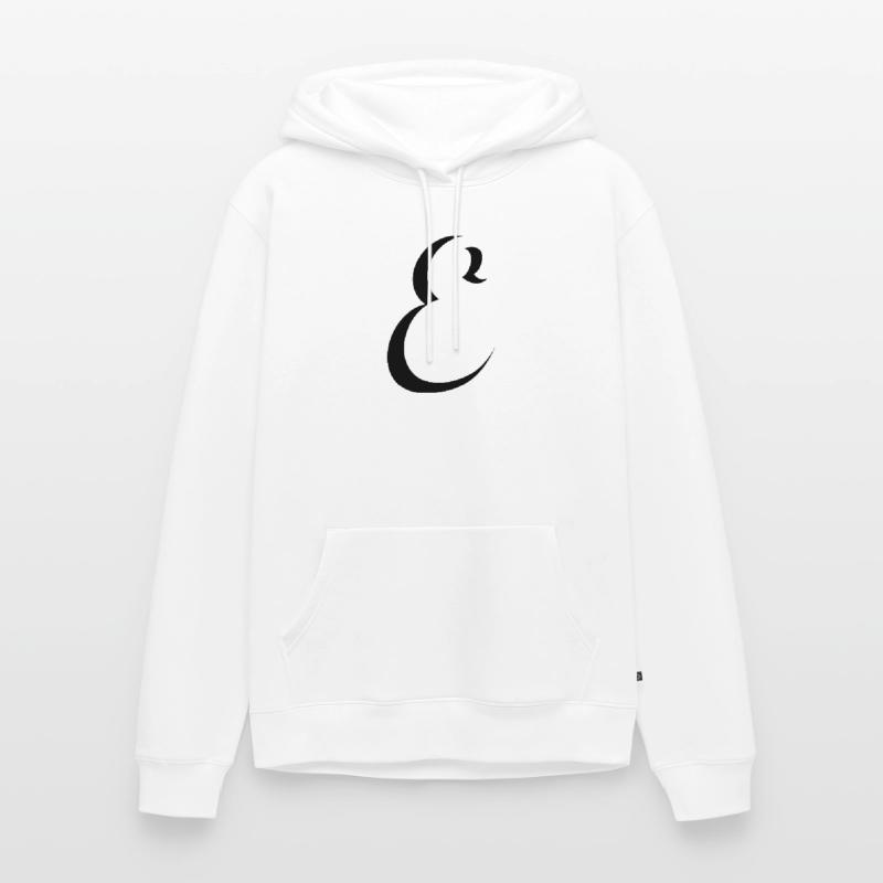 Letter E, Name, der Buchstabe E Männer Premium Bio Hoodie