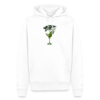 Un tout petit peu d’irlandais – St. Patrick’s rétro - Sweat à capuche Premium bio Homme - blanc - Devant - Nico (187cm)