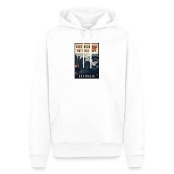 Explore Blue Mountains National Park in Australia - Men’s Premium Organic Hoodie - white - Front - Nico (187cm)
