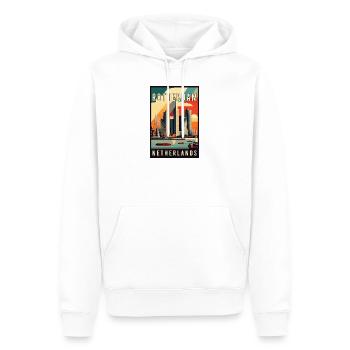 Vivez le magnifique Rotterdam aux Pays-Bas - Sweat à capuche Premium bio Homme - blanc - Devant - Nico (187cm)