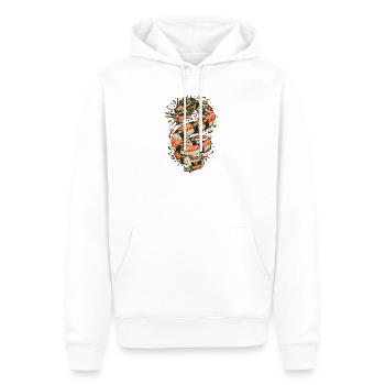 Drachen-Sushi-Spule - Männer Premium Bio Hoodie - Weiß - Vorne - Nico (187cm)