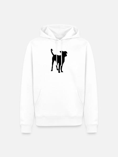 Reka - Männer Premium Bio Hoodie - Weiß