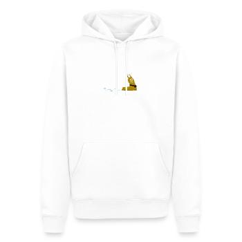 Meister Shnishna - Männer Premium Bio Hoodie - Weiß - Vorne - Nico (187cm)
