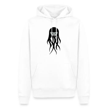 ghostesse - Männer Premium Bio Hoodie - Weiß - Vorne - Nico (187cm)