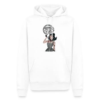 Summer Goth für Gothik Fans - Männer Premium Bio Hoodie - Weiß - Vorne - Nico (187cm)