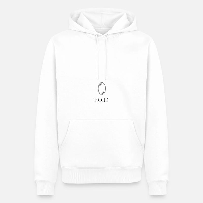 Roid - Männer Premium Bio Hoodie - Weiß