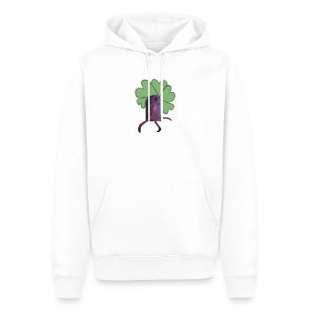 Sortez Rose - Sweat à capuche Premium bio Homme - blanc - Devant - Nico (187cm)