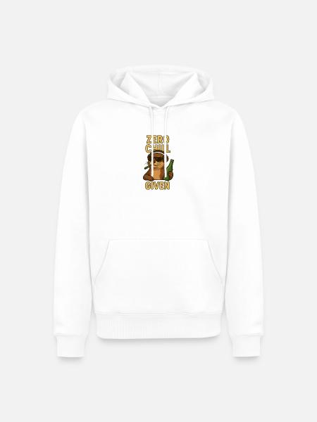 I Otter Be Left Alone - Männer Premium Bio Hoodie - Weiß