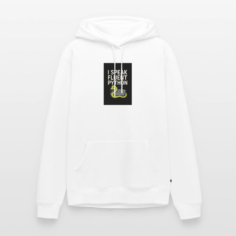 Serpent de codage Python Sweat à capuche Premium bio Homme
