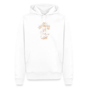 Chickenzales - Männer Premium Bio Hoodie - Weiß - Vorne - Nico (187cm)