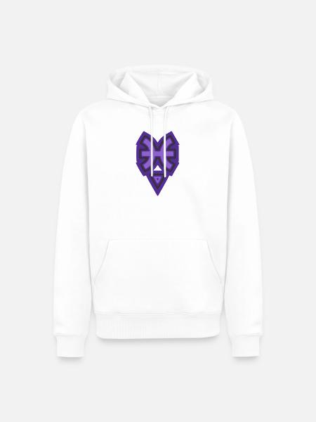 Tierkreis Stammesfische und Wasser - Männer Premium Bio Hoodie - Weiß