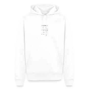 Mathematician Humor Mathematics - Men’s Premium Organic Hoodie - white - Front - Nico (187cm)