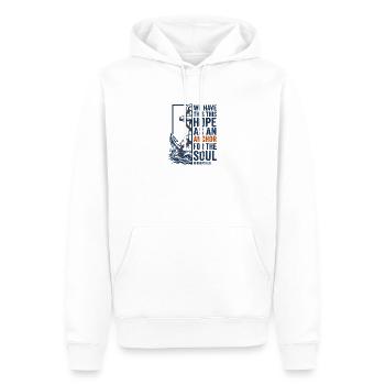 L’espoir comme ancre pour l’âme - Sweat à capuche Premium bio Homme - blanc - Devant - Nico (187cm)