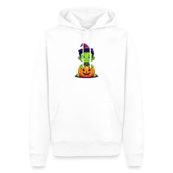 Halloween-Kind - Männer Premium Bio Hoodie - Weiß - Vorne - Nico (187cm)